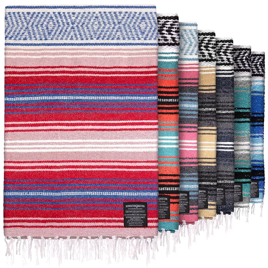 Amazon.com: Authentic Mexican Serape Blanket - Soft